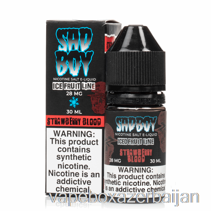 Vape Azerbaijan ICE Strawberry Blood - Sadboy Salts - 30mL 28mg